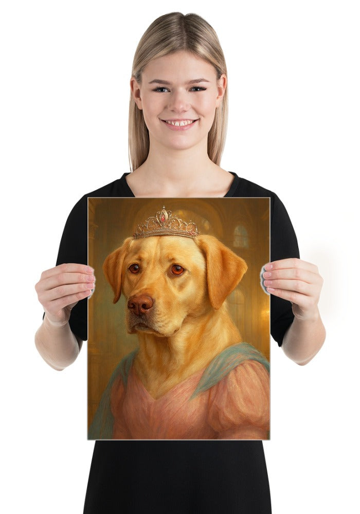 Personalisiertes Haustier-Poster im KI-Kunststil