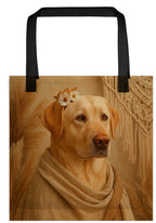 Personalisierte Tote Bag mit KI-Porträt deines Haustiers
