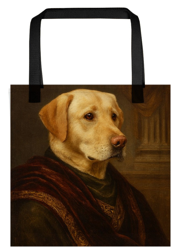 Personalisierte Tote Bag mit KI-Porträt deines Haustiers
