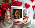 Personalisierte Haustier-Tasse im KI-Kostüm