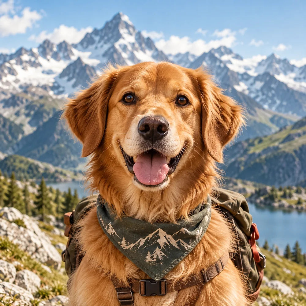 Alpen-Abenteuer KI-Portrait Stil