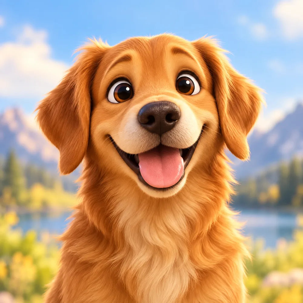 Cartoon / 3D KI-Portrait Stil