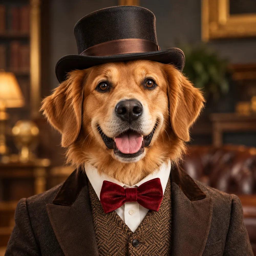 Gentleman KI-Portrait Stil