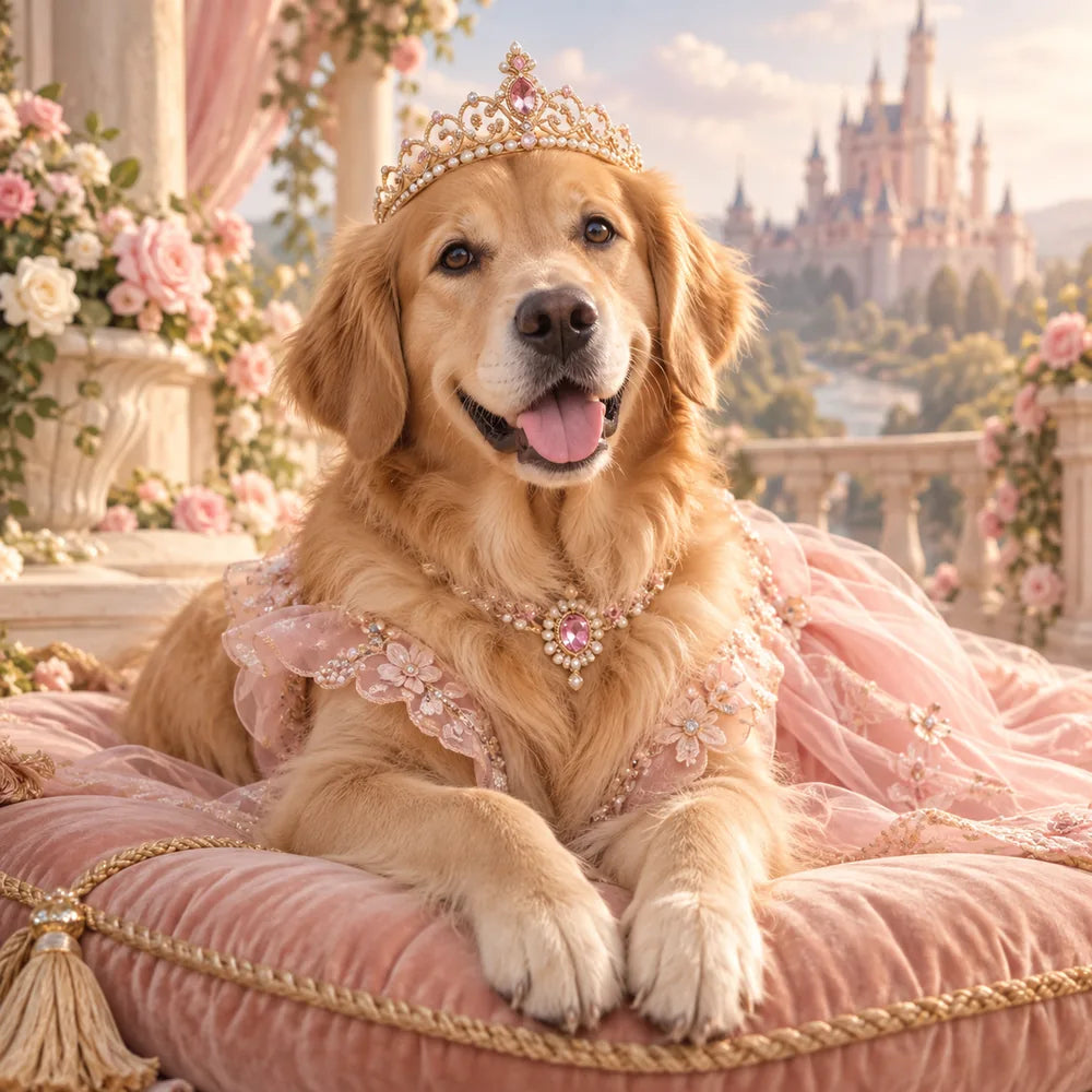 Prinzessin KI-Portrait Stil